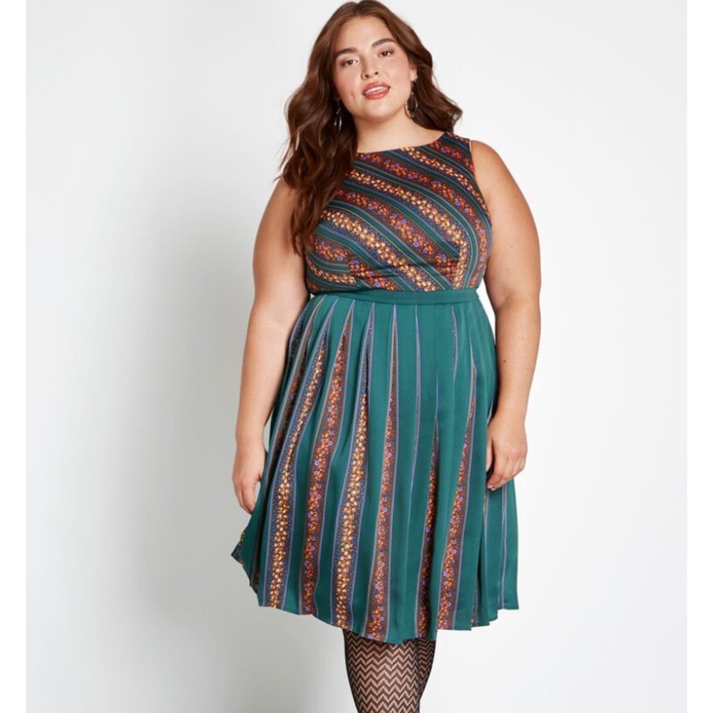Pleat You to It ModCloth dress plus size